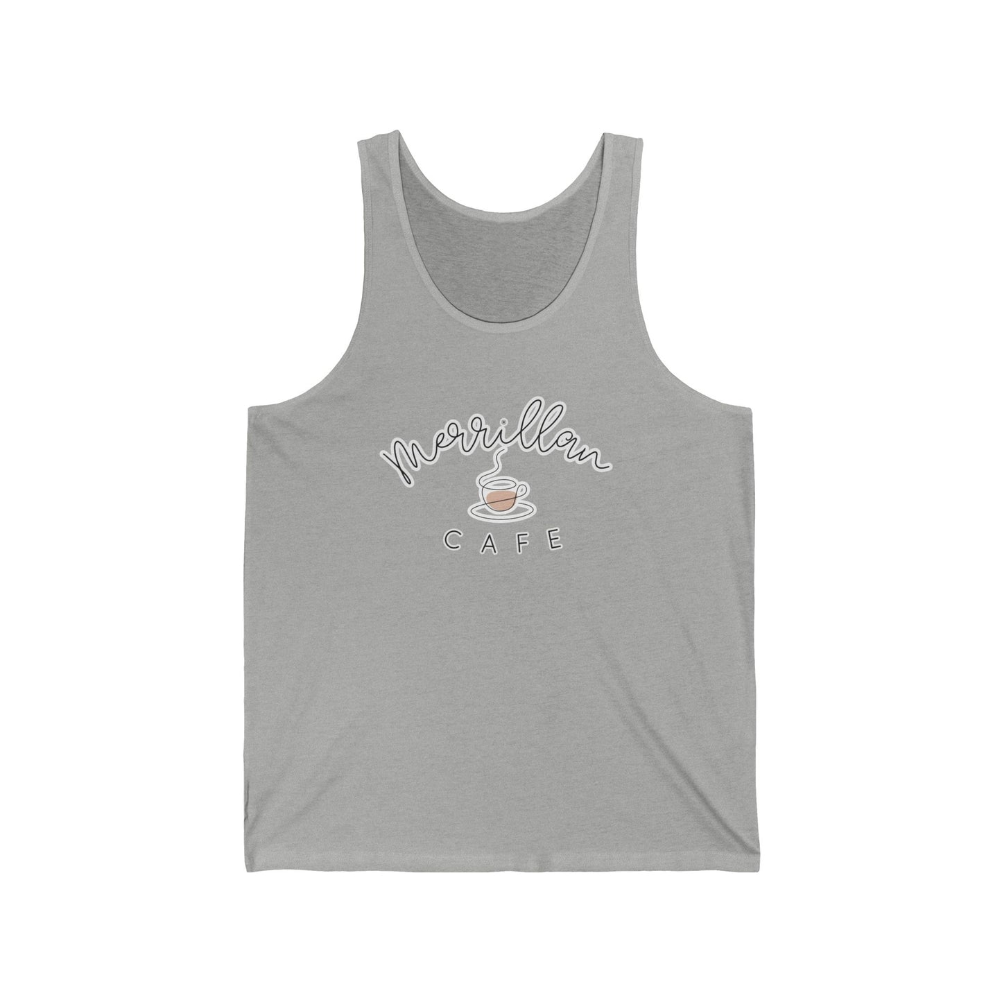 Unisex Jersey Tank – Merrillan Cafe Edition