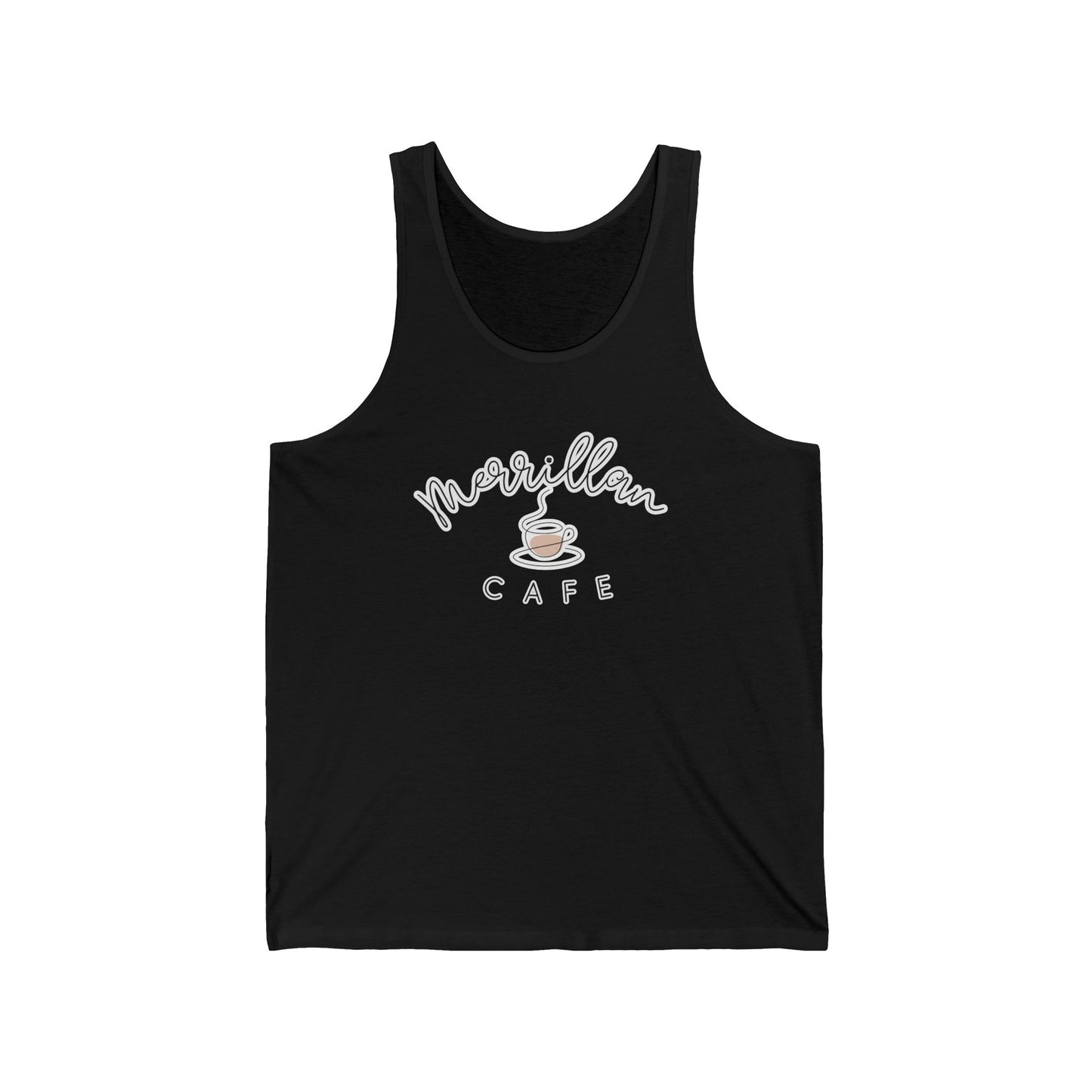Unisex Jersey Tank – Merrillan Cafe Edition