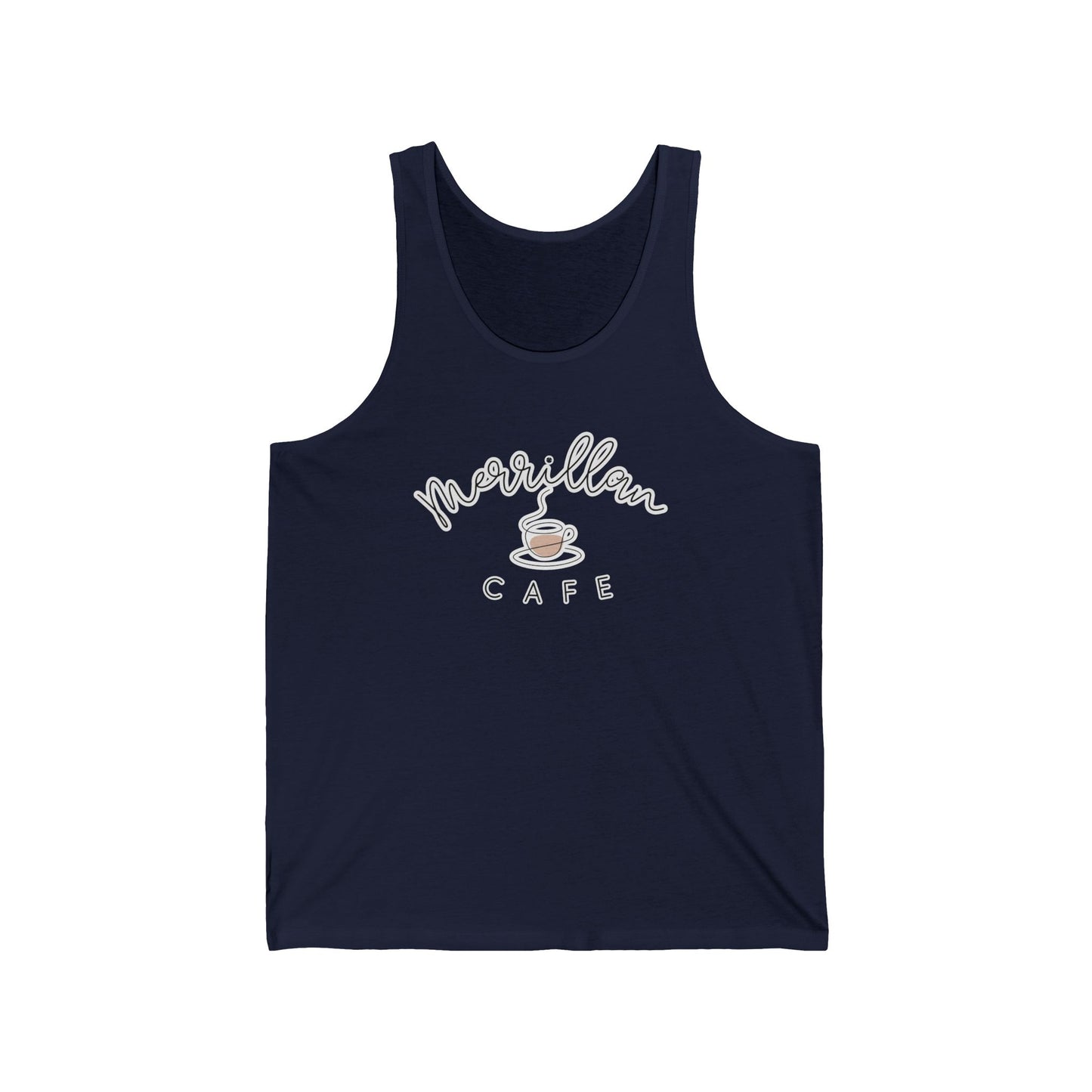 Unisex Jersey Tank – Merrillan Cafe Edition
